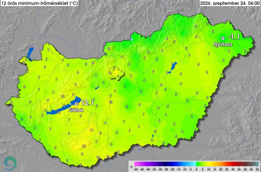 Érkeznek a fagyos hajnalok